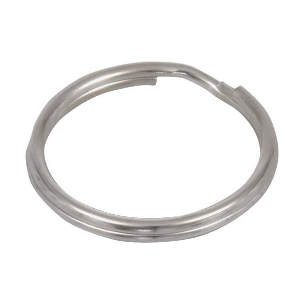 Hillman Key Ring, Silver, Tempered Steel, Split Rings/Cable Rings, 50 PK 703508 - main